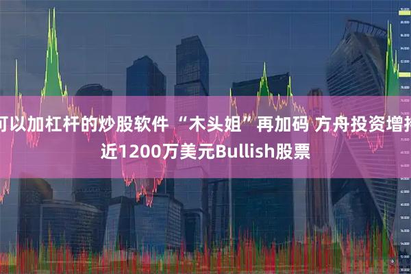 可以加杠杆的炒股软件 “木头姐”再加码 方舟投资增持近1200万美元Bullish股票
